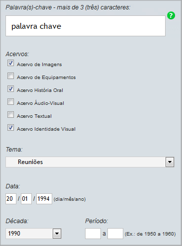 Ajuda da pesquisa